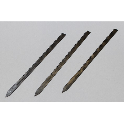 Jigsaw blades for non-ferrous metals finely serrated set of 3