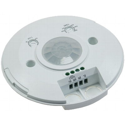 PIR motion detector for ceiling mounting 360� IP20 LED suitable