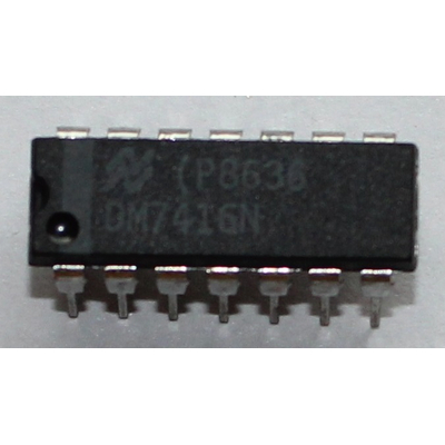 DM7416N hex inverter buffer/driver with open collector...