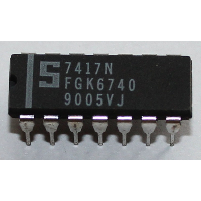  7417 hex buffer/driver with open collector output