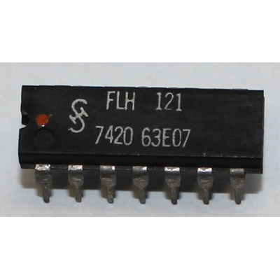 7420 N / FLH 121 dual 4-input positive nand