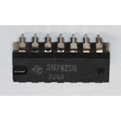  7425 dual 4-input nor with strobe