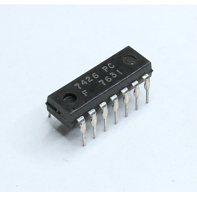 7426 quad 2-input nand with open collector output