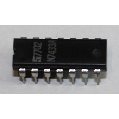 7433 quad 2-input nor with open collector output