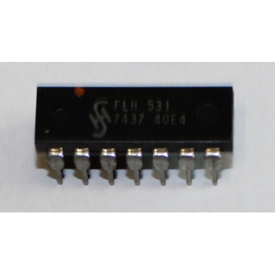 7437 quad 2-input positive nand buffer