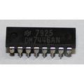 7446 seven segment decoder with open collector output