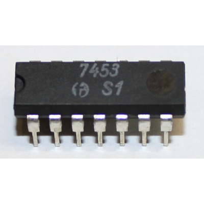 7453 expandable and-or-invert with 4x2/3x2/1x3 inputs