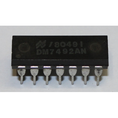 7492 negativ flankengetriggerter Division-durch-Zw�lf-Z�hler