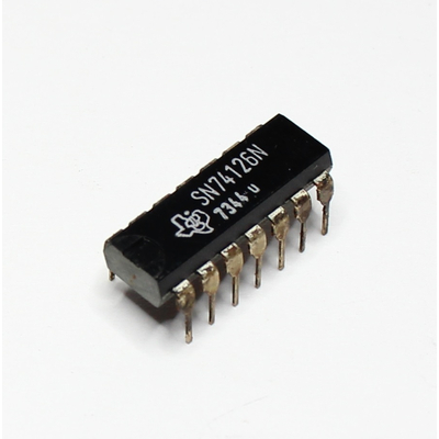 SN74126N quad BUS buffers with 3-state output; outputs disabled DIP14