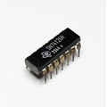 74126 N quad BUS buffers with 3-state output; outputs...