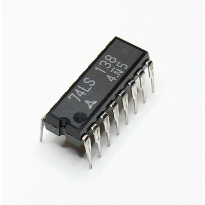 74LS138 3 to 8 line, decoder, demultiplexer DIL16 Matsushita
