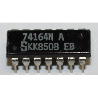 74164 N 8-Bit Positive Edge - Triggered Serial - In and Parallel - Out Shift Register with Clear