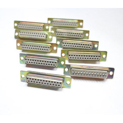 Sub-D socket 25-pin solder connection (10 pcs.)