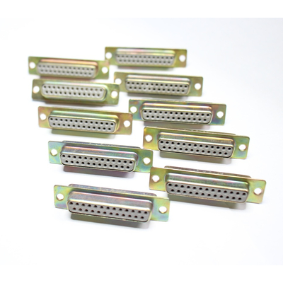 Sub-D socket 25-pin solder connection (10 pcs.)
