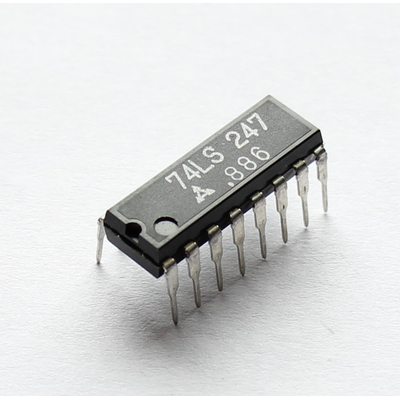 74LS247 BCD to 7-Segment Decoder with Open Collector Output - Matsushita