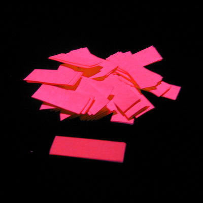 Slowfall UV confetti 55x17mm Fluo orange