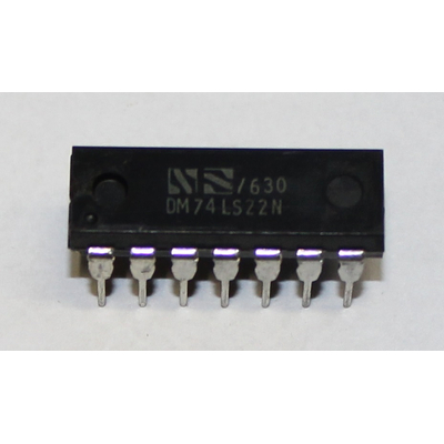 SN74LS22N dual positive NAND gate with 4 inputs and open...