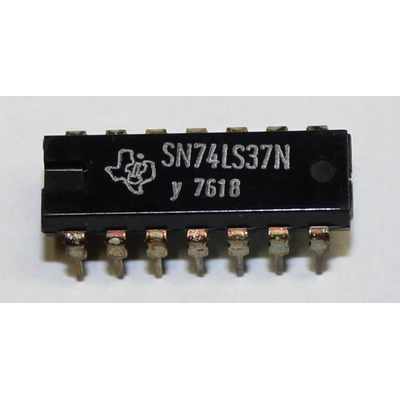 74LS37 quad 2-input positive nand buffer