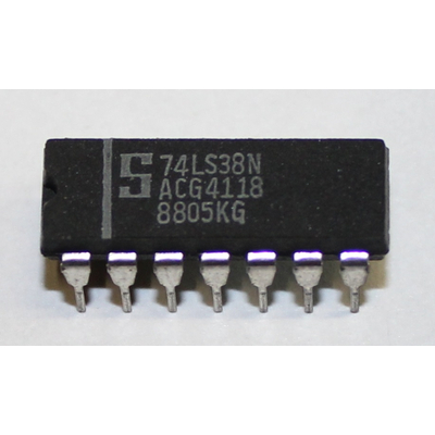 74LS38 quad 2-input positive nand buffer with open collector output