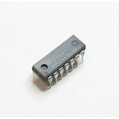 74LS49 BCD to seven segment decoder with open collector...