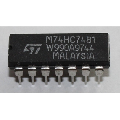 74HC74 dual D-type positive edge-triggered flip-flop with...