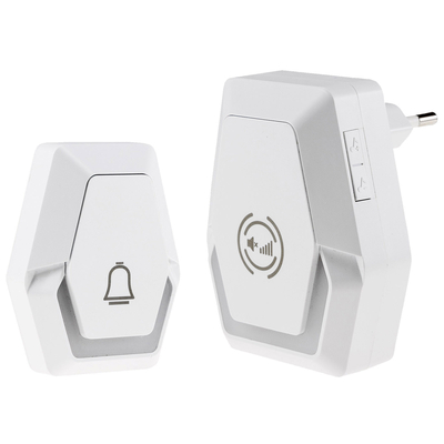 Wireless Doorbell Set with Push Button + Wireless Doorbell 230V - Pilota Porta
