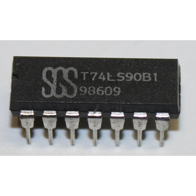 74LS90  2-mal-5-Z�hler, BCD-Z�hler geteilt-durch-10-Z�hler