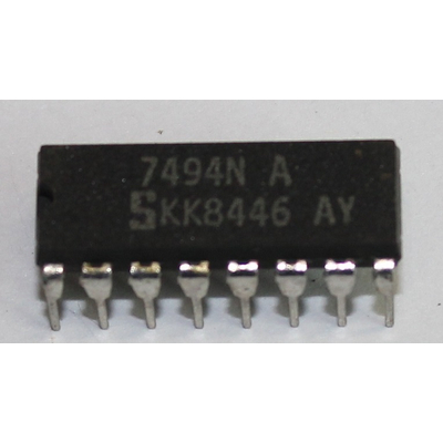 74LS93 negative edge-triggered 4-bit binary counter with clear
