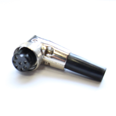 Microphone connector for radio 6 pin 90� angled - MIC366
