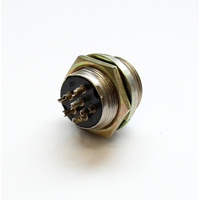 Mikrofon Einbaustecker  6 Polig - MIC336