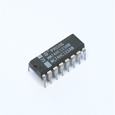 74HC123 dual positive (B-In) and negative (A-In)...