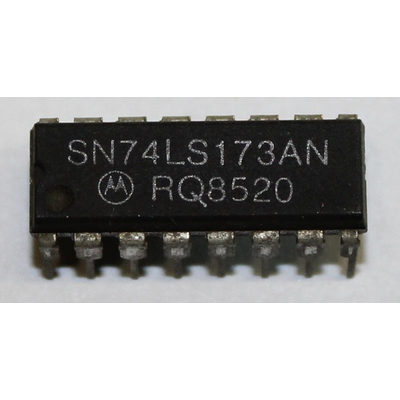 74LS173  4 - Bit Positive Edge - Triggered D - Type Register with 3 - State Outputs