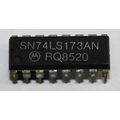 74LS173  4 - Bit Positive Edge - Triggered D - Type...