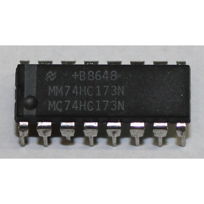      74HC173 N 4 - Bit Positive Edge - Triggered D - Type Register with 3 - State Outputs