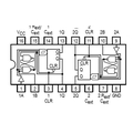SN74LS221N Dual Mono Multivibrator Schmitt Trigger DIP16