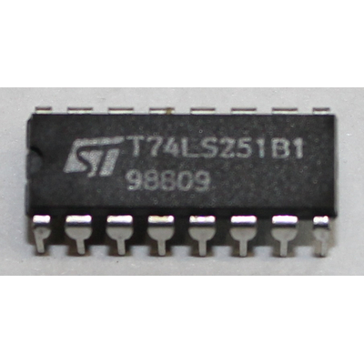 74LS251 8-Input Data Selector / Multiplexer with 3-State...