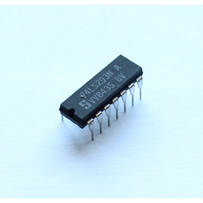74LS293 4 - Bit Negative Edge - Triggered Binary Counter - Signetics
