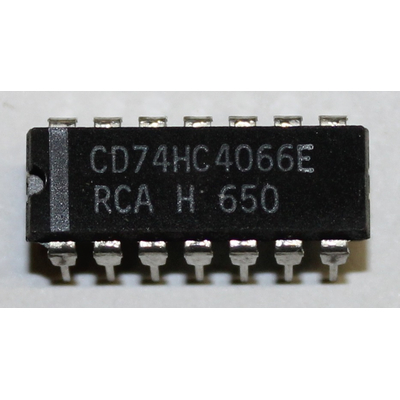     74HC4066 Quad bilateral switches