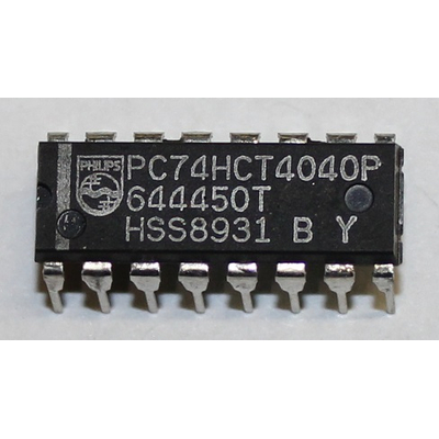 74HCT4040 12-stage binary ripple counter