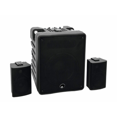 Aktives PA-Lautsprechersystem mit integriertem 3-Kanal Mischpult 510W ACS-510