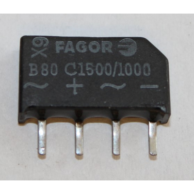 Bridge rectifier 80V 1.5/1A - B80 C1500/1000