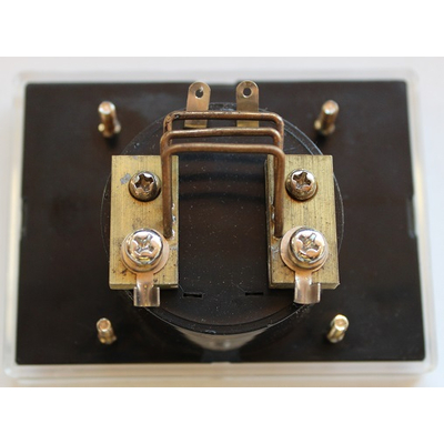 Panel meter with mirror scale 0 - 15A DC