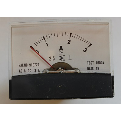 Moving-mounting instrument with mirror scale 0 - 3A ACDC