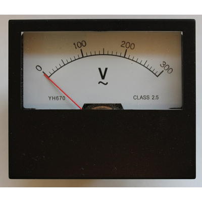 Moving Coil Panel Meter 0 - 300V AC