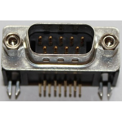 D SUB connector male for PCB 9 pin