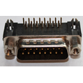 D SUB plug 15 pin for PCB mounting