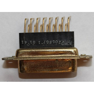 D SUB plog 15 pin for PCB mounting