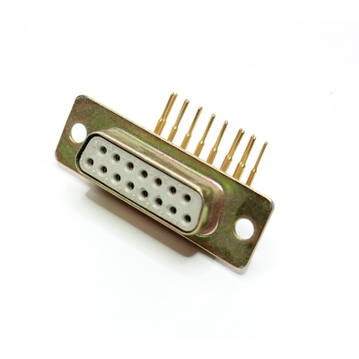D SUB connector female 15 polig PCB mounting