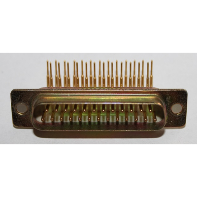 D SUB plug 25 pin for PCB mounting 90�