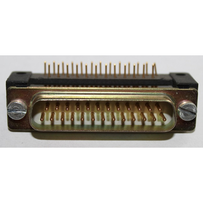 D SUB connector 25 pin for PCB mounting